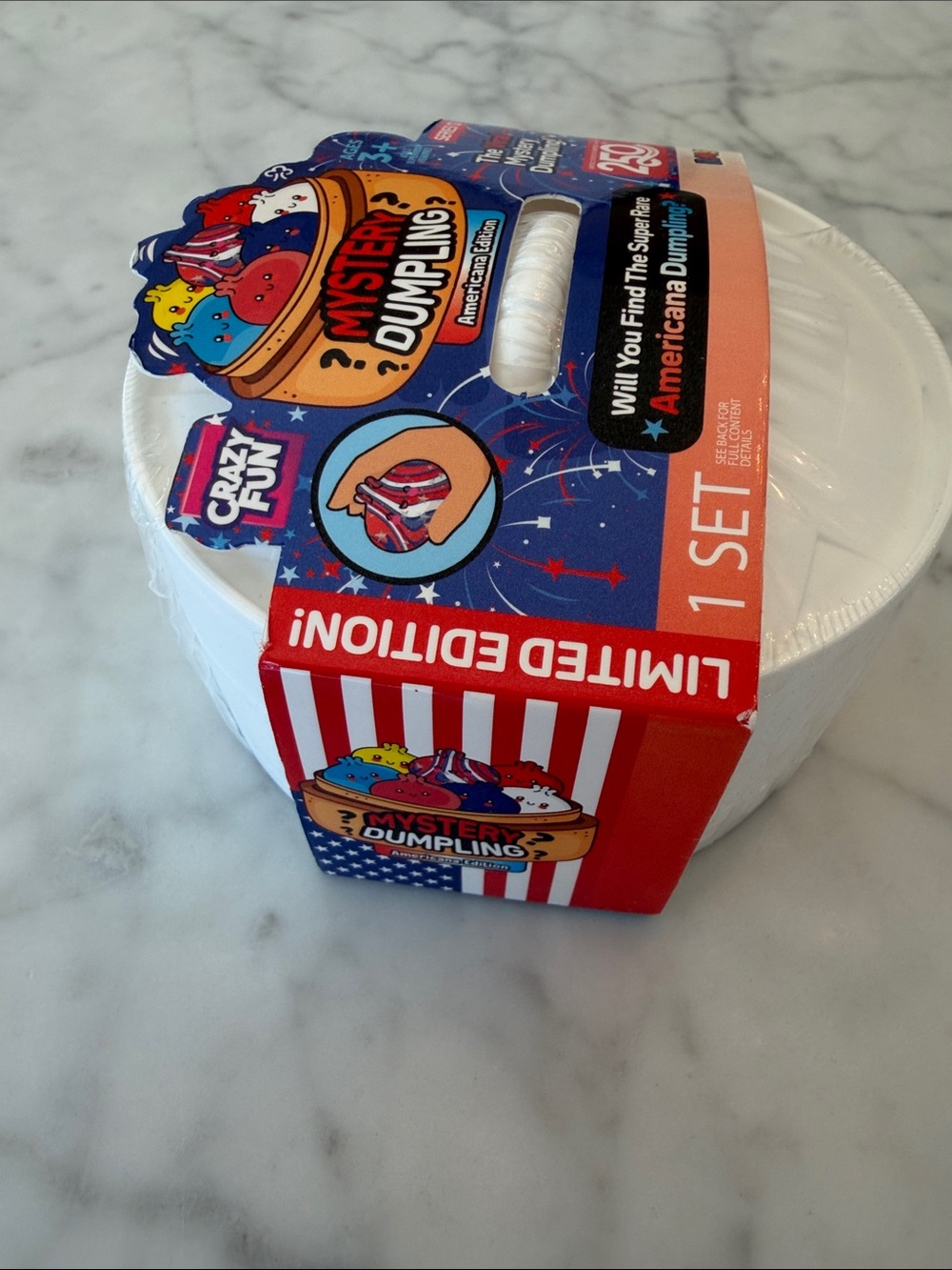 RMS LIMITED EDITION MYSTERY Dumpling Americana Edition Kids Surprise Toy - Picture 3 of 5